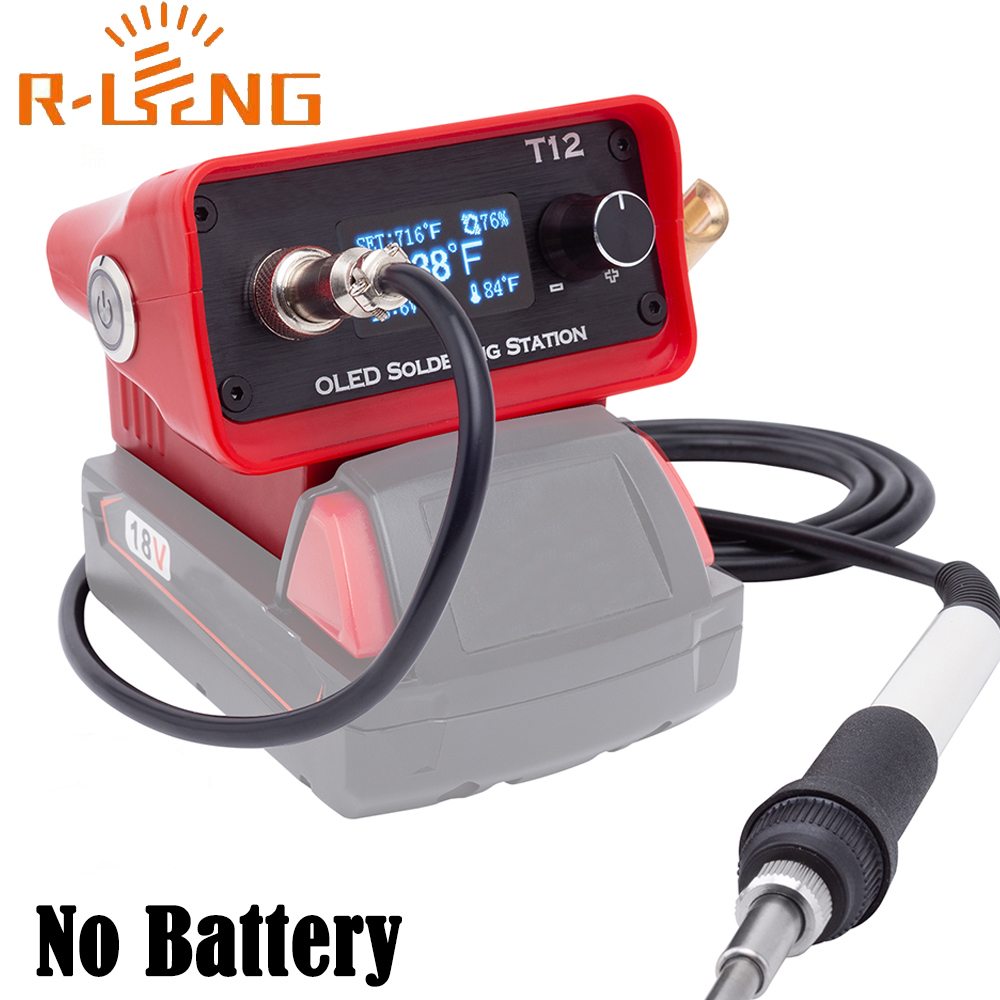 Digital Soldering Station T12 - Stacja lutownicza OLED T12 regulowana stacja