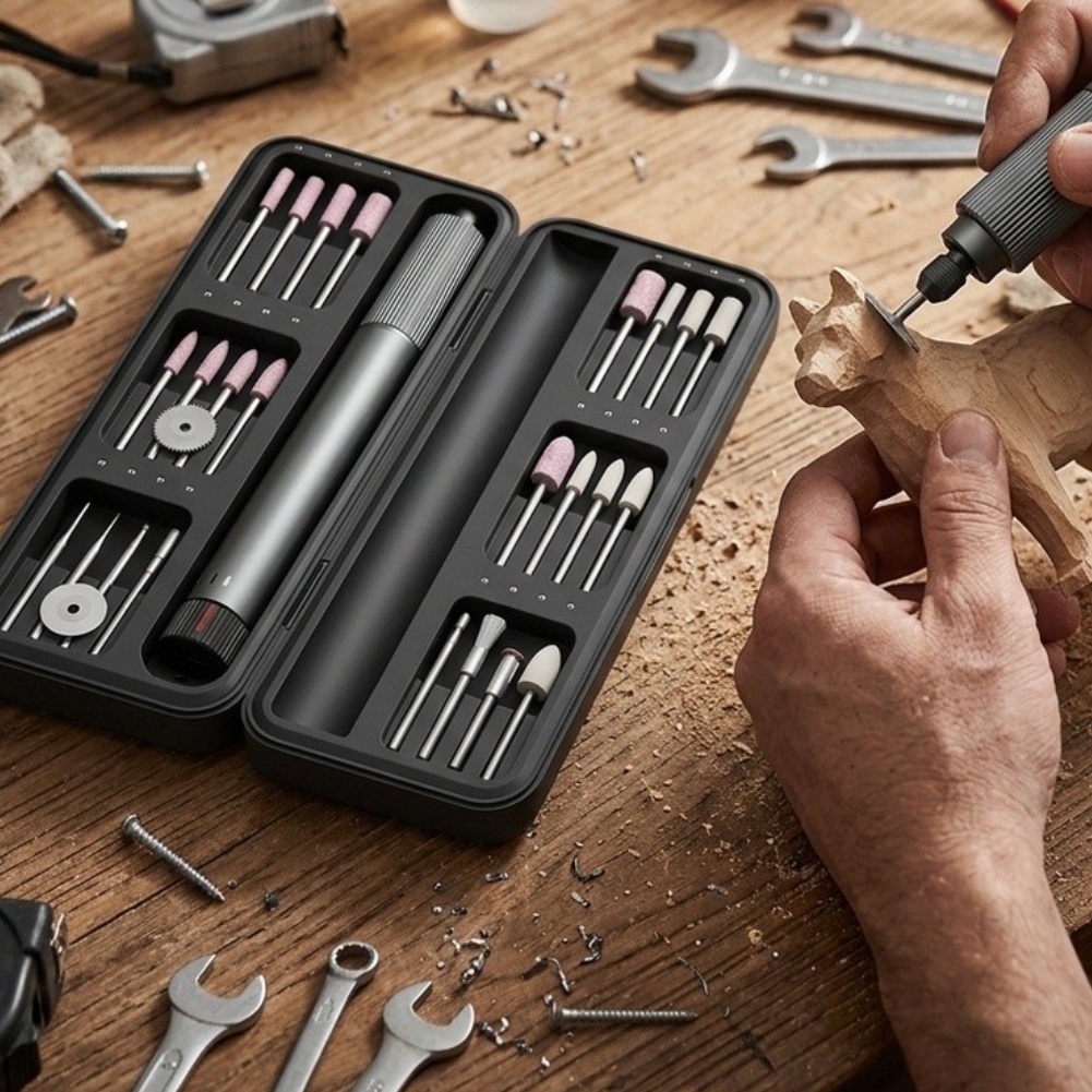 Cordless Rotary Tool Kit Accessories - Zestaw narzędzi obrotowych bezprzewodowych z 24