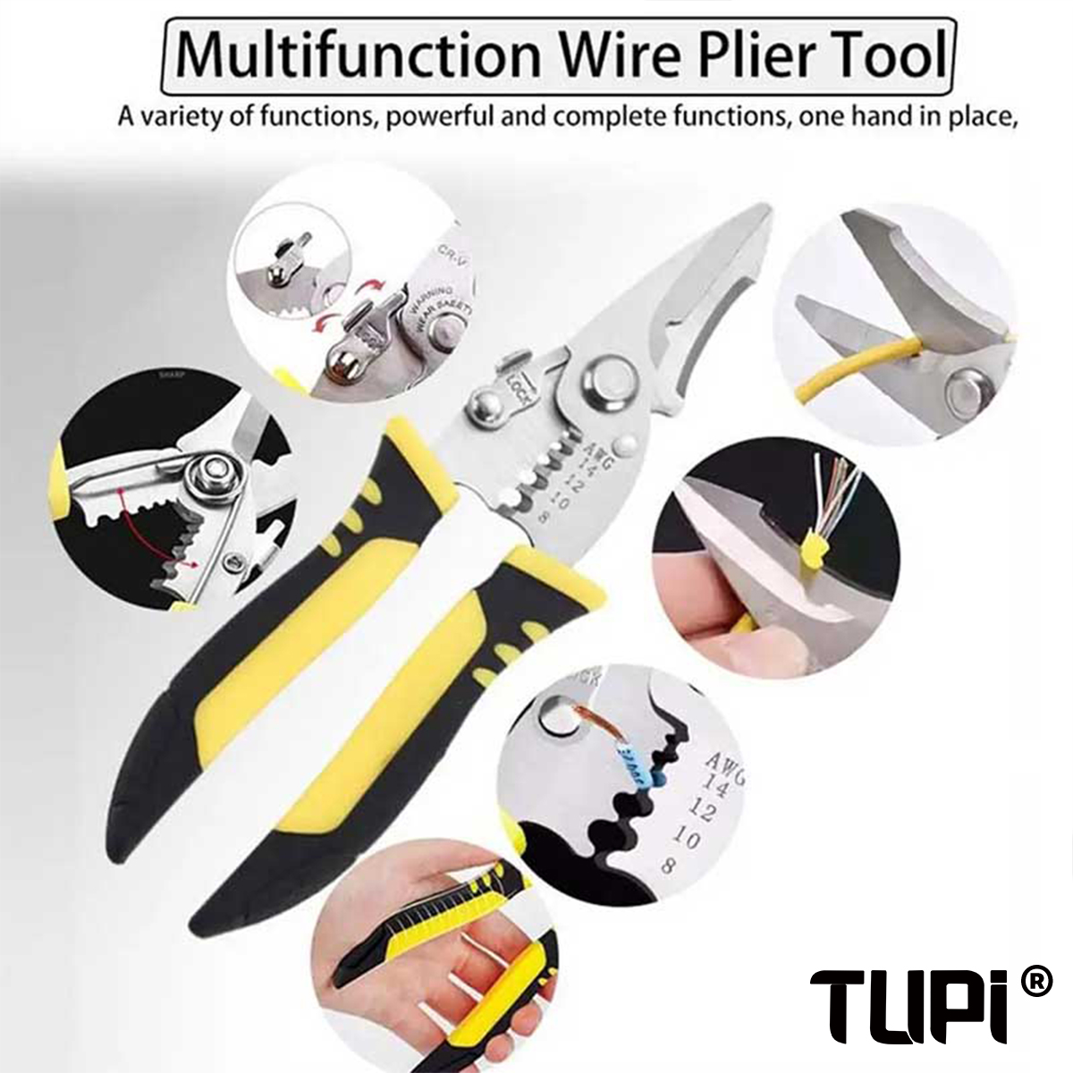 Szczypce Elektryczne TUPI Pro  – Automatic Wire Stripper Cutter recenzja i cena