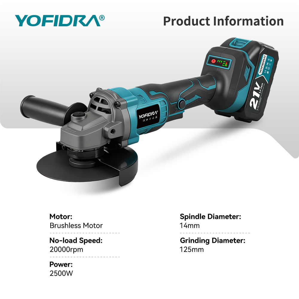 Szlifierka kątowa bezszczotkow – Brushless Angle Grinder Battery Powered recenzja i cena