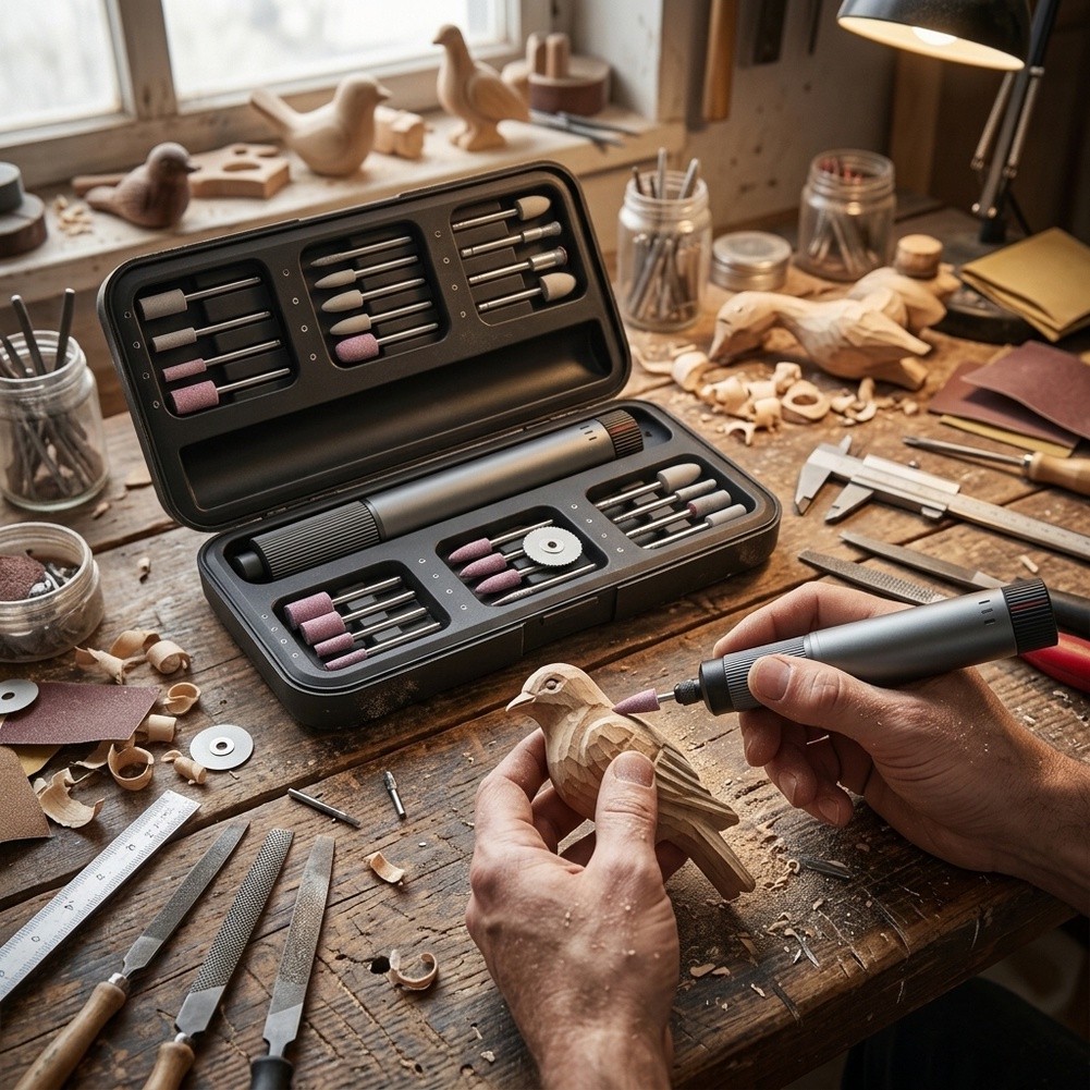 Zestaw narzędzi obrotowych bez – Cordless Rotary Tool Kit Accessories recenzja i cena